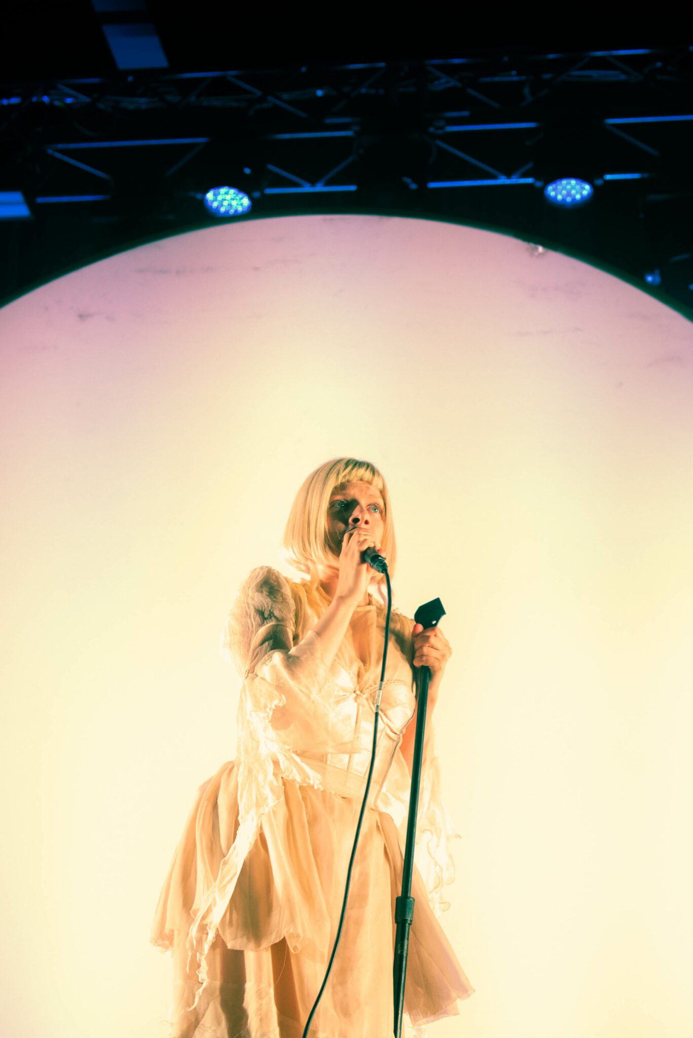 Aurora performing live in Toronto